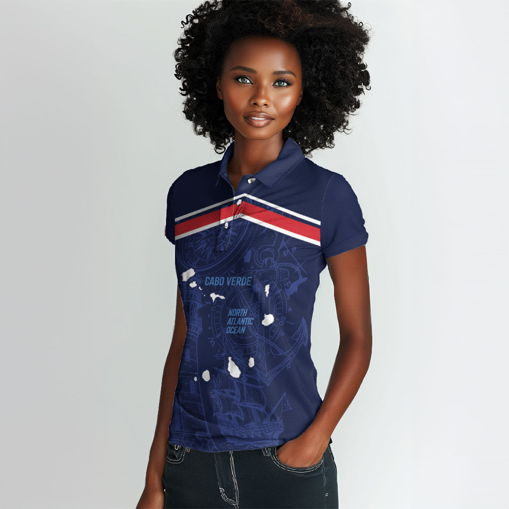 Cape Verde Small Island Big Stage Custom Women Polo Shirt Guardian of the Atlantic