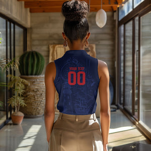 Cape Verde Small Island Big Stage Custom Women Sleeveless Polo Shirt Guardian of the Atlantic