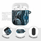 Polynesia Mixed African Dashiki AirPods Case Afro-pacific Culture - Blue
