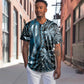 Polynesia Mixed African Dashiki Baseball Jersey Afro-pacific Culture - Blue