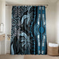 Polynesia Mixed African Dashiki Bathroom Set Afro-pacific Culture - Blue