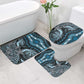 Polynesia Mixed African Dashiki Bathroom Set Afro-pacific Culture - Blue