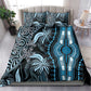 Polynesia Mixed African Dashiki Bedding Set Afro-pacific Culture - Blue