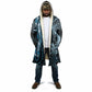 Polynesia Mixed African Dashiki Cloak Afro-pacific Culture - Blue