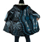 Polynesia Mixed African Dashiki Cloak Afro-pacific Culture - Blue