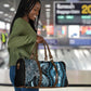 Polynesia Mixed African Dashiki Travel Bag Afro-pacific Culture - Blue
