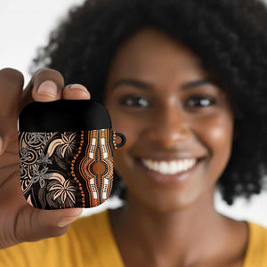 Polynesia Mixed African Dashiki AirPods Case Afro-pacific Culture - Gold