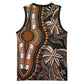 Polynesia Mixed African Dashiki Basketball Jersey Afro-pacific Culture - Gold - African Pride
