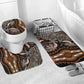 Polynesia Mixed African Dashiki Bathroom Set Afro-pacific Culture - Gold