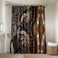 Polynesia Mixed African Dashiki Bathroom Set Afro-pacific Culture - Gold