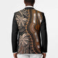 Polynesia Mixed African Dashiki Blazer Afro-pacific Culture - Gold