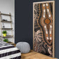 Polynesia Mixed African Dashiki Door Cover Afro-pacific Culture - Gold