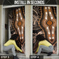 Polynesia Mixed African Dashiki Door Cover Afro-pacific Culture - Gold