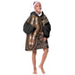 Polynesia Mixed African Dashiki Kid Wearable Blanket Hoodie Afro-pacific Culture - Gold