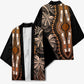 Polynesia Mixed African Dashiki Kimono Afro-pacific Culture - Gold