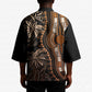Polynesia Mixed African Dashiki Kimono Afro-pacific Culture - Gold