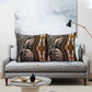 Polynesia Mixed African Dashiki Pillow Cover Afro-pacific Culture - Gold