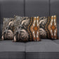 Polynesia Mixed African Dashiki Pillow Cover Afro-pacific Culture - Gold