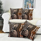 Polynesia Mixed African Dashiki Pillow Cover Afro-pacific Culture - Gold