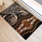 Polynesia Mixed African Dashiki Rubber Doormat Afro-pacific Culture - Gold