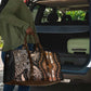 Polynesia Mixed African Dashiki Travel Bag Afro-pacific Culture - Gold