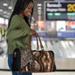 Polynesia Mixed African Dashiki Travel Bag Afro-pacific Culture - Gold