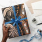 Polynesia Mixed African Dashiki Wrapping Paper Afro-pacific Culture - Gold - African Pride