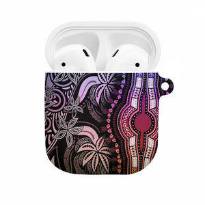Polynesia Mixed African Dashiki AirPods Case Afro-pacific Culture - Pastel