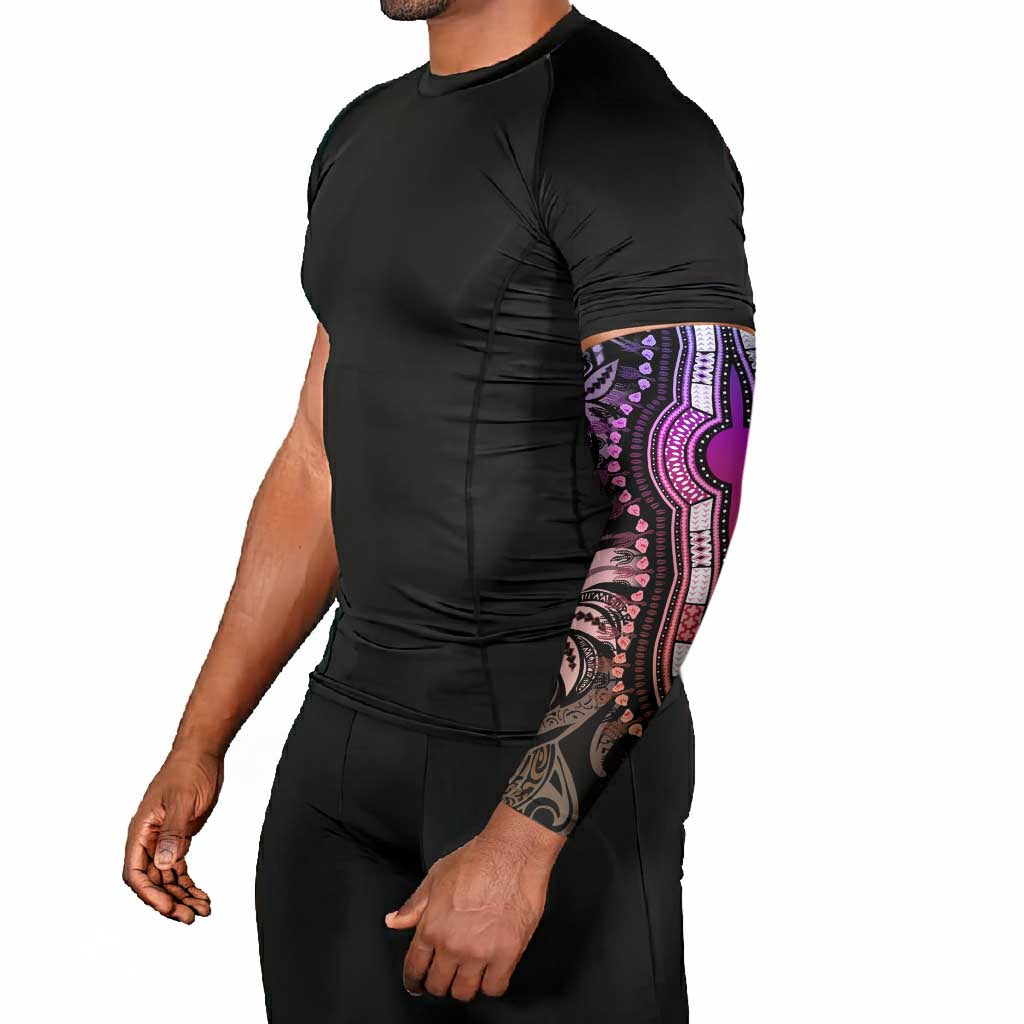 Polynesia Mixed African Dashiki Arm Sleeves Afro-pacific Culture - Pastel