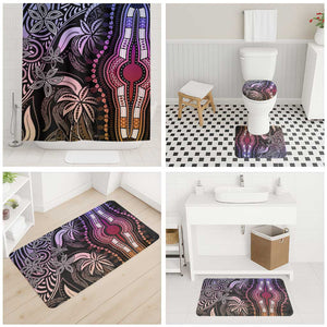 Polynesia Mixed African Dashiki Bathroom Set Afro-pacific Culture - Pastel