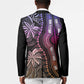 Polynesia Mixed African Dashiki Blazer Afro-pacific Culture - Pastel