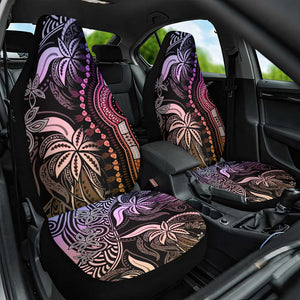 Polynesia Mixed African Dashiki Car Seat Cover Afro-pacific Culture - Pastel
