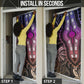 Polynesia Mixed African Dashiki Door Cover Afro-pacific Culture - Pastel