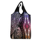 Polynesia Mixed African Dashiki Grocery Bag Afro-pacific Culture - Pastel