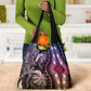 Polynesia Mixed African Dashiki Grocery Bag Afro-pacific Culture - Pastel