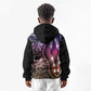 Polynesia Mixed African Dashiki Kid Hoodie Afro-pacific Culture - Pastel
