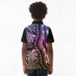 Polynesia Mixed African Dashiki Kid Polo Shirt Afro-pacific Culture - Pastel