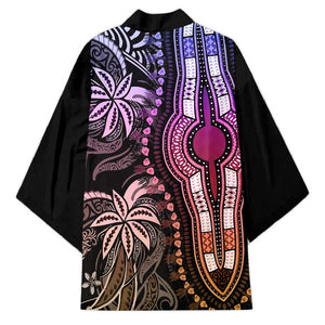 Polynesia Mixed African Dashiki Kimono Afro-pacific Culture - Pastel