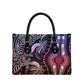 Polynesia Mixed African Dashiki Leather Bag Afro-pacific Culture - Pastel
