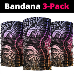 Polynesia Mixed African Dashiki Neck Gaiter Afro-pacific Culture - Pastel LT9