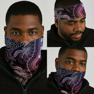 Polynesia Mixed African Dashiki Neck Gaiter Afro-pacific Culture - Pastel LT9