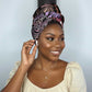 Polynesia Mixed African Dashiki Simple Headwrap Afro-pacific Culture - Pastel