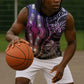 Polynesia Mixed African Dashiki Sleeveless Hoodie Afro-pacific Culture - Pastel - African Pride
