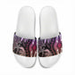 Polynesia Mixed African Dashiki Slide Sandals Afro-pacific Culture - Pastel