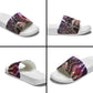 Polynesia Mixed African Dashiki Slide Sandals Afro-pacific Culture - Pastel
