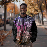 Polynesia Mixed African Dashiki Sweatshirt Afro-pacific Culture - Pastel
