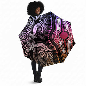 Polynesia Mixed African Dashiki Umbrella Afro-pacific Culture - Pastel