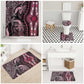 Polynesia Mixed African Dashiki Bathroom Set Afro-pacific Culture - Pink