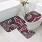 Polynesia Mixed African Dashiki Bathroom Set Afro-pacific Culture - Pink