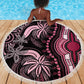 Polynesia Mixed African Dashiki Beach Blanket Afro-pacific Culture - Pink